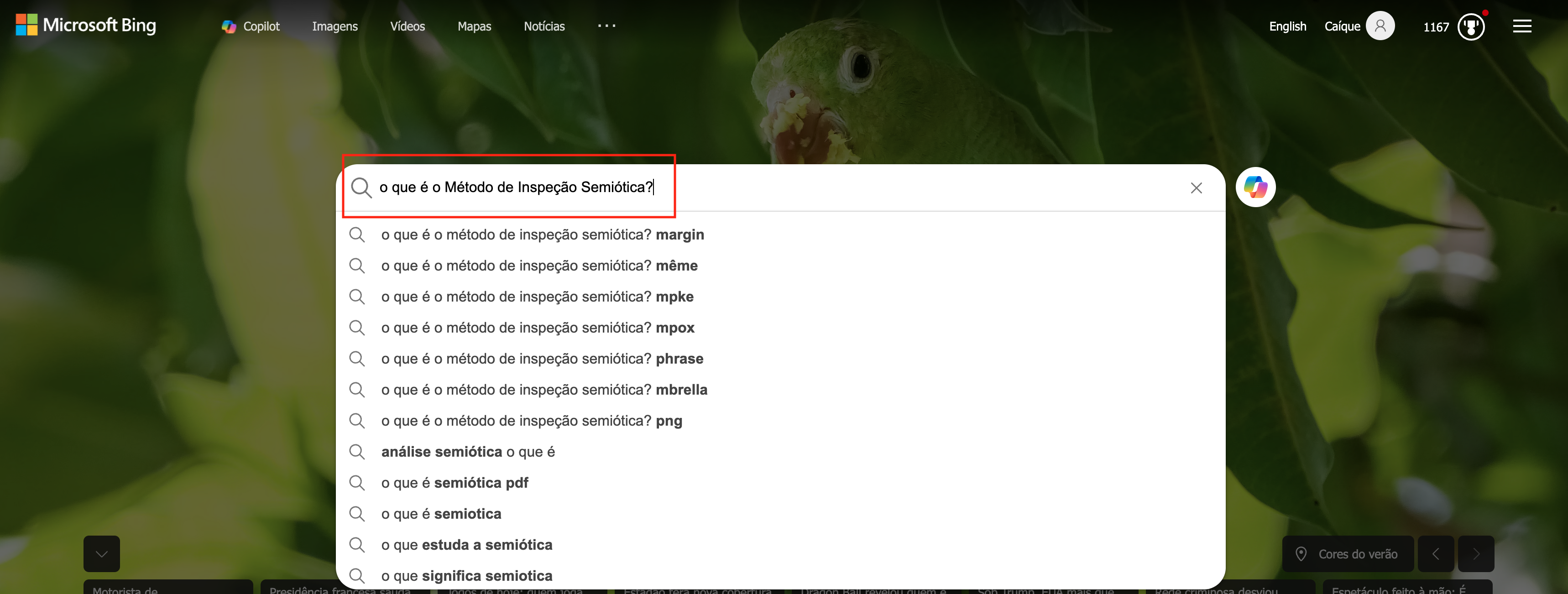 Signo estático - exemplo